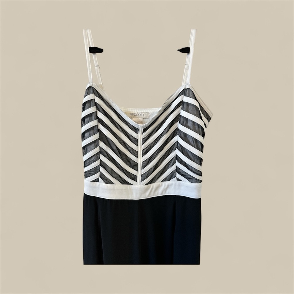 Arden B Black and White Jumpsuit - Picture 2 of 8
